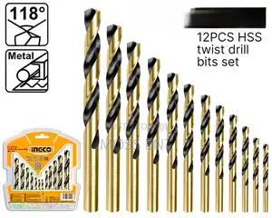 12pcs HSS Twist Drill Bits Set - Akdb1125