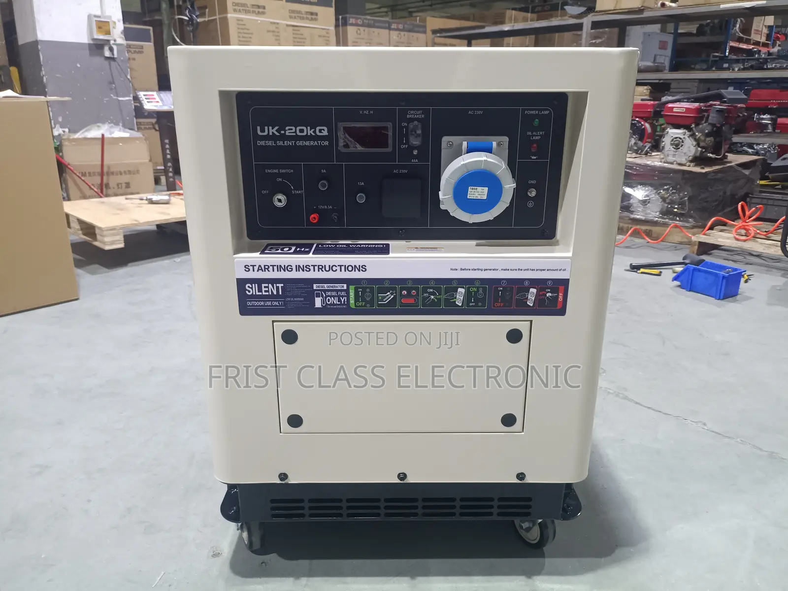 Generator New Auto Silent Uk-20kq Silent DIESEL Generator