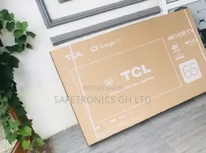 Sealed 65 Inch Smart Led Uhd TCL P635 (Black) Tv
