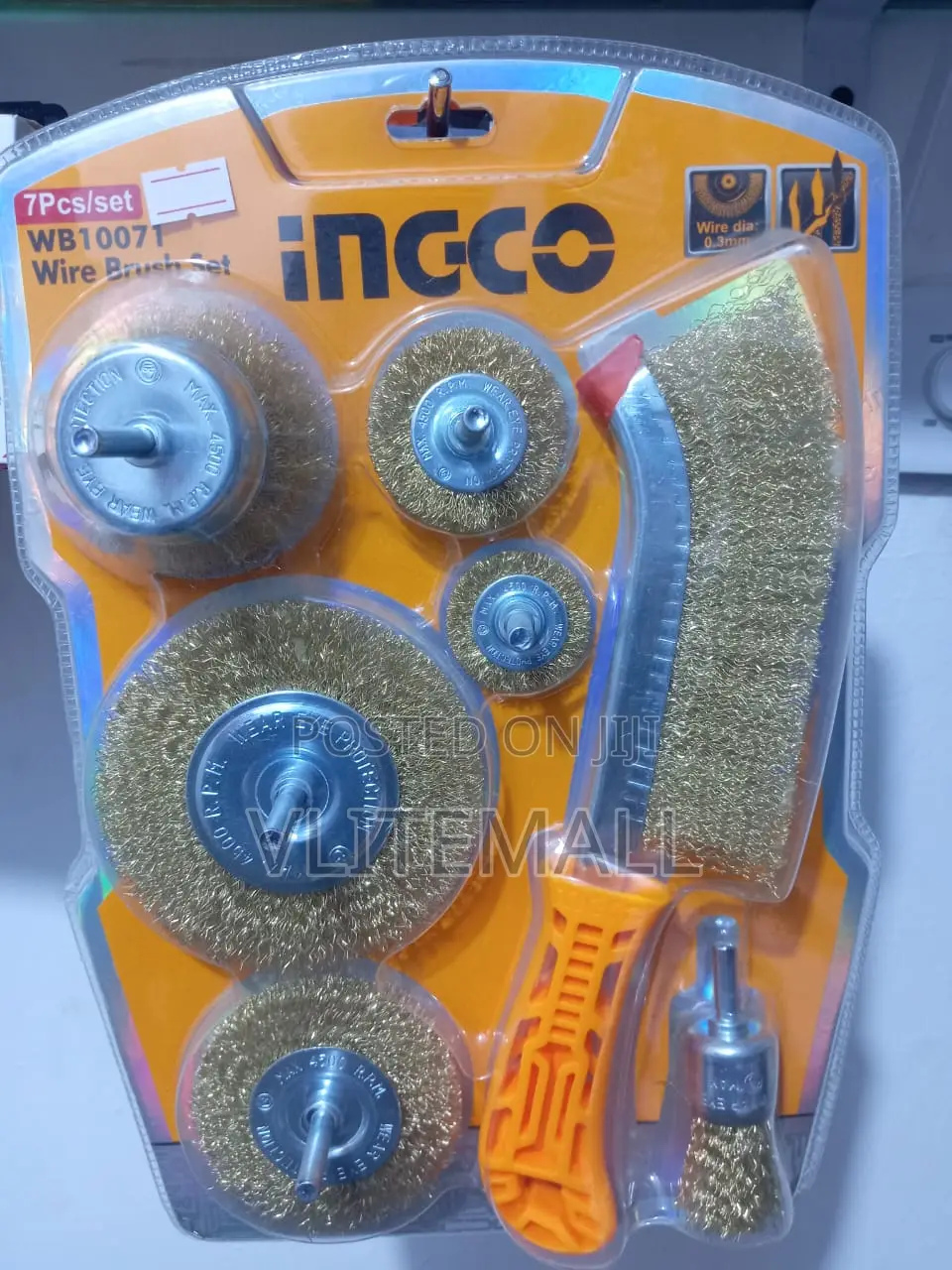 INGCO Wire Brush Set{WB10071}