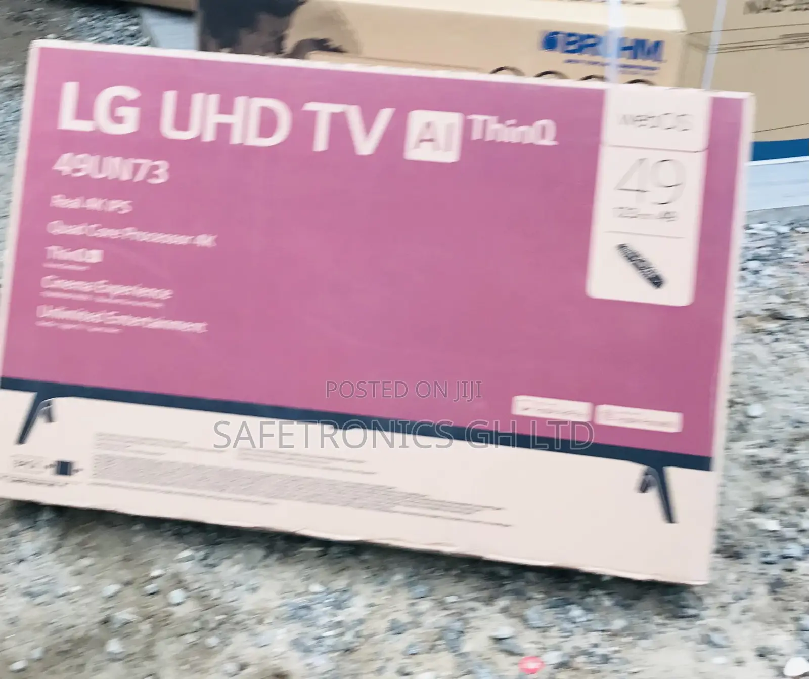 UN73 49 Inch Smart Available LG UHD Led (Black) Tv 
