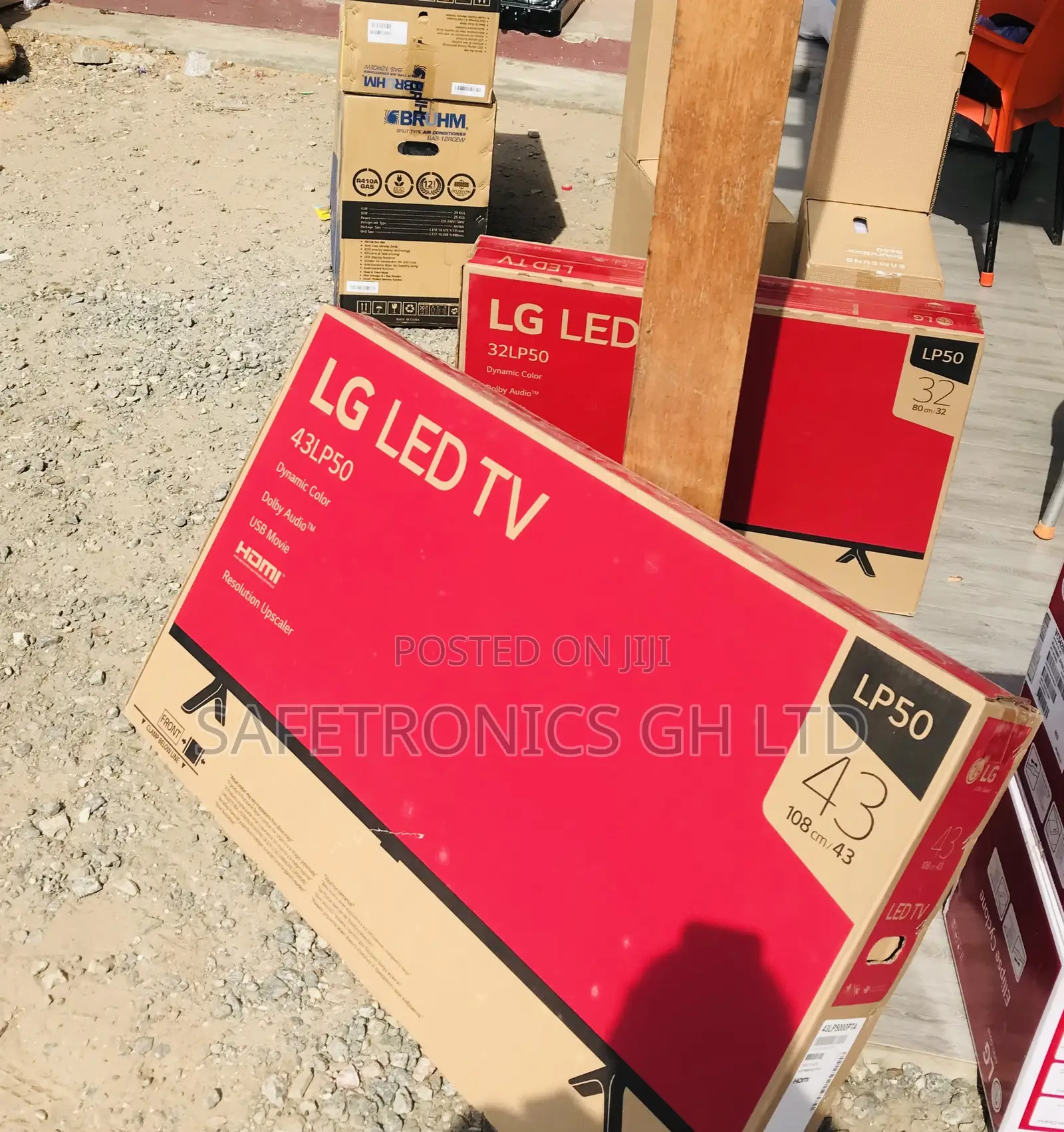 Elegant New 43 Inch (Black) Glossy Led LP50 LG Tv 