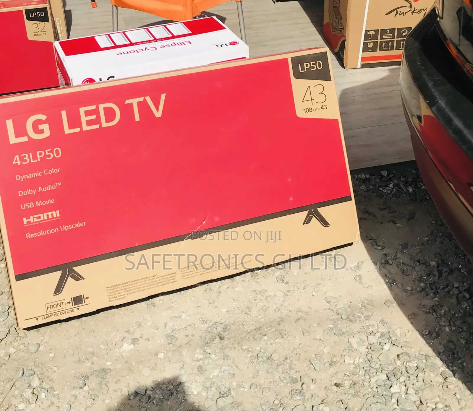 Elegant New 43 Inch (Black) Glossy Led LP50 LG Tv 