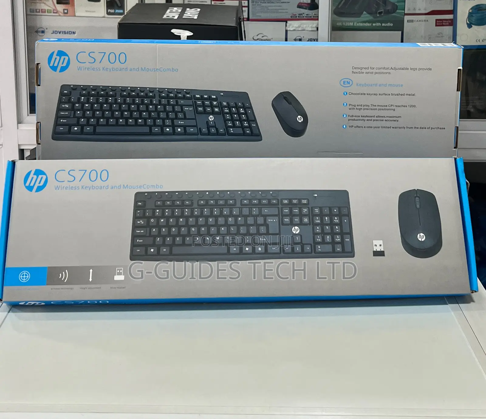 HP Wireless Keyboard and Mouse Combo Cs700