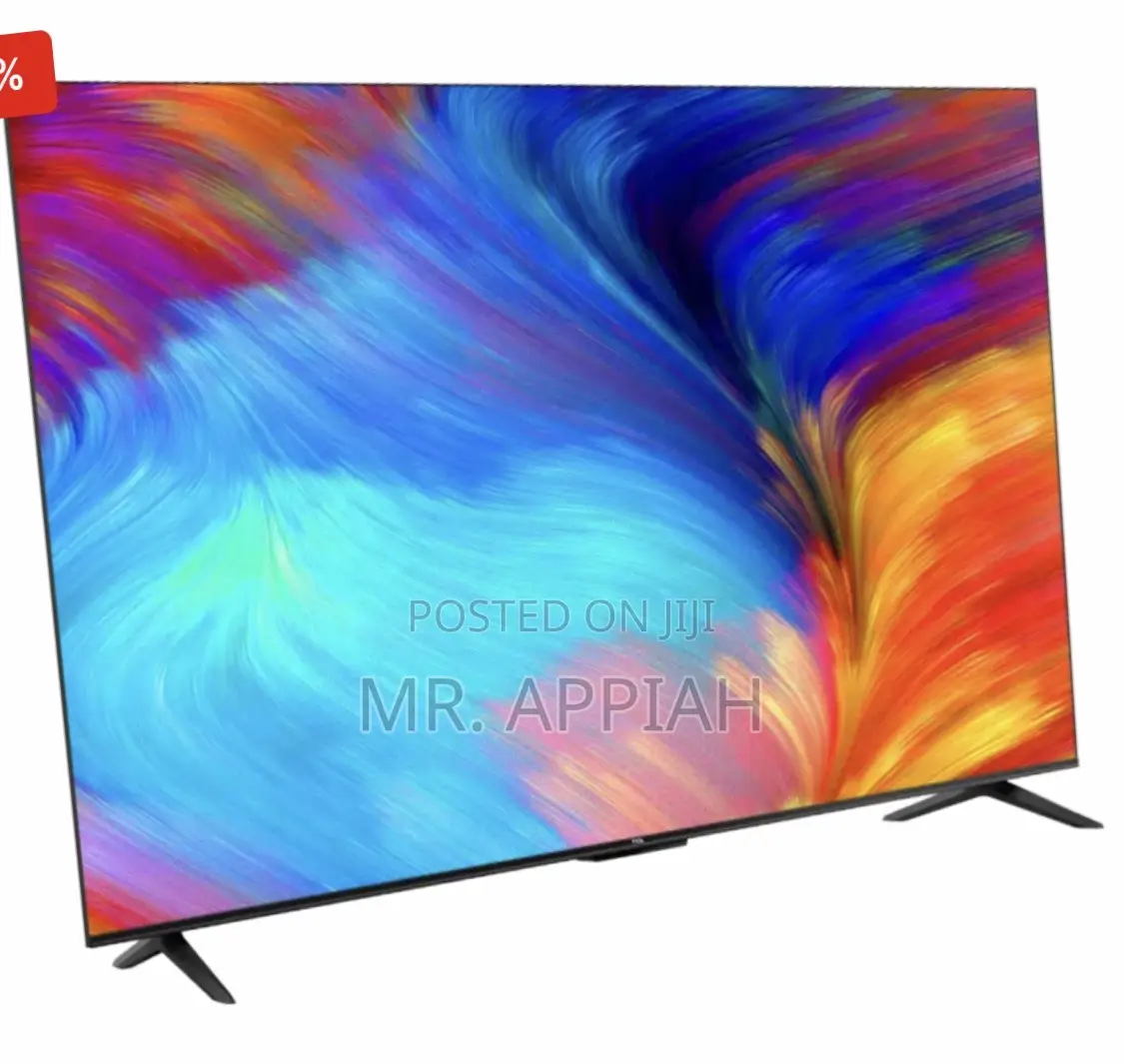 Quality(65p635)Tcl 65 Inch HDR Bezel-Less Android Smart Tv.