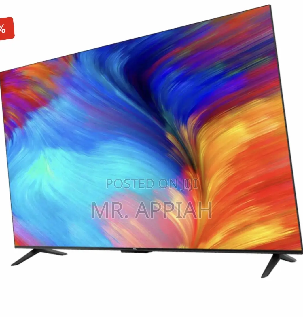 Original TCL 65p635 65” HDR Bezel-Less Android Smart Tv.
