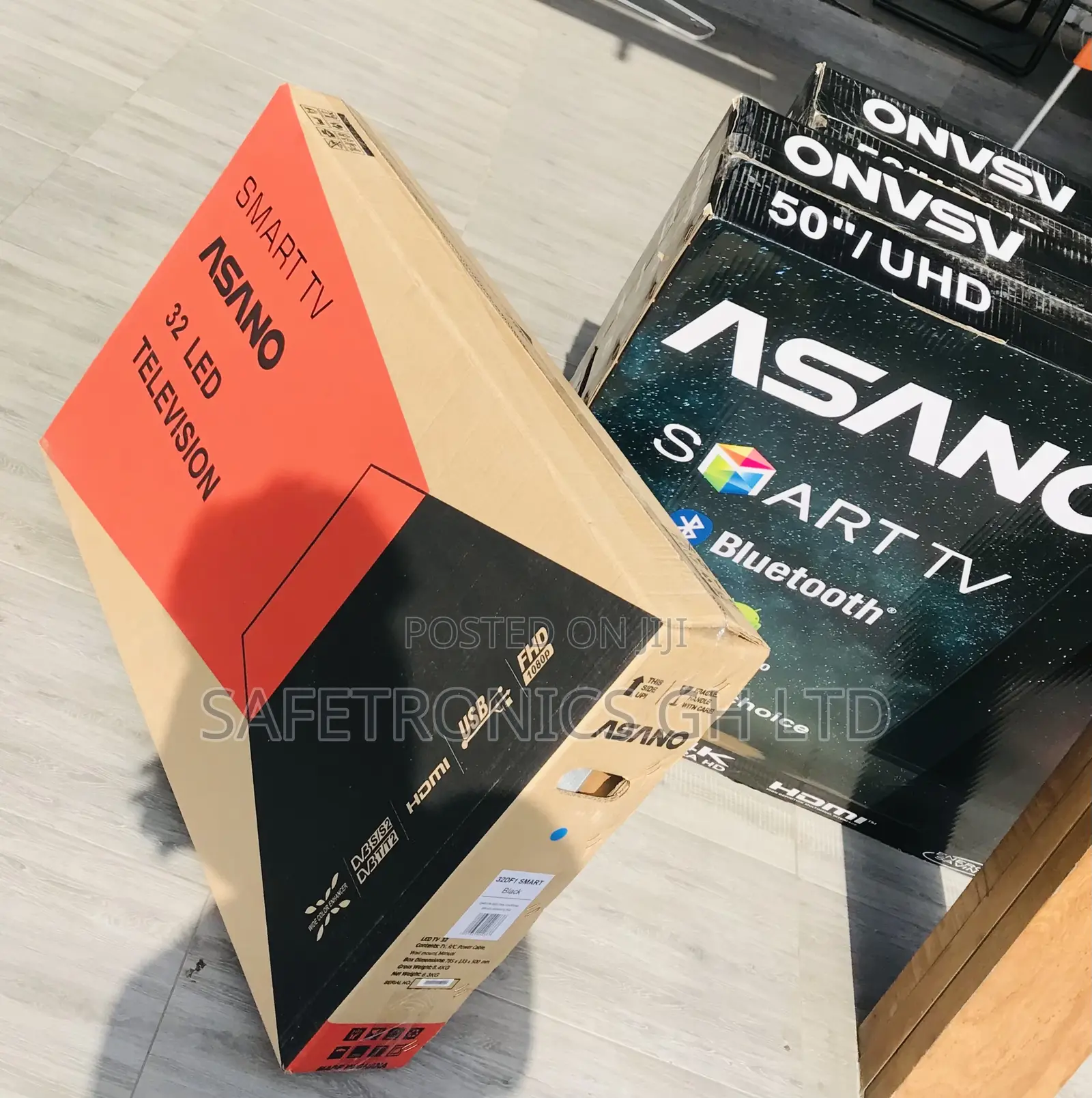 Available (Black) Asano 32 Inch Led Smart Tv 