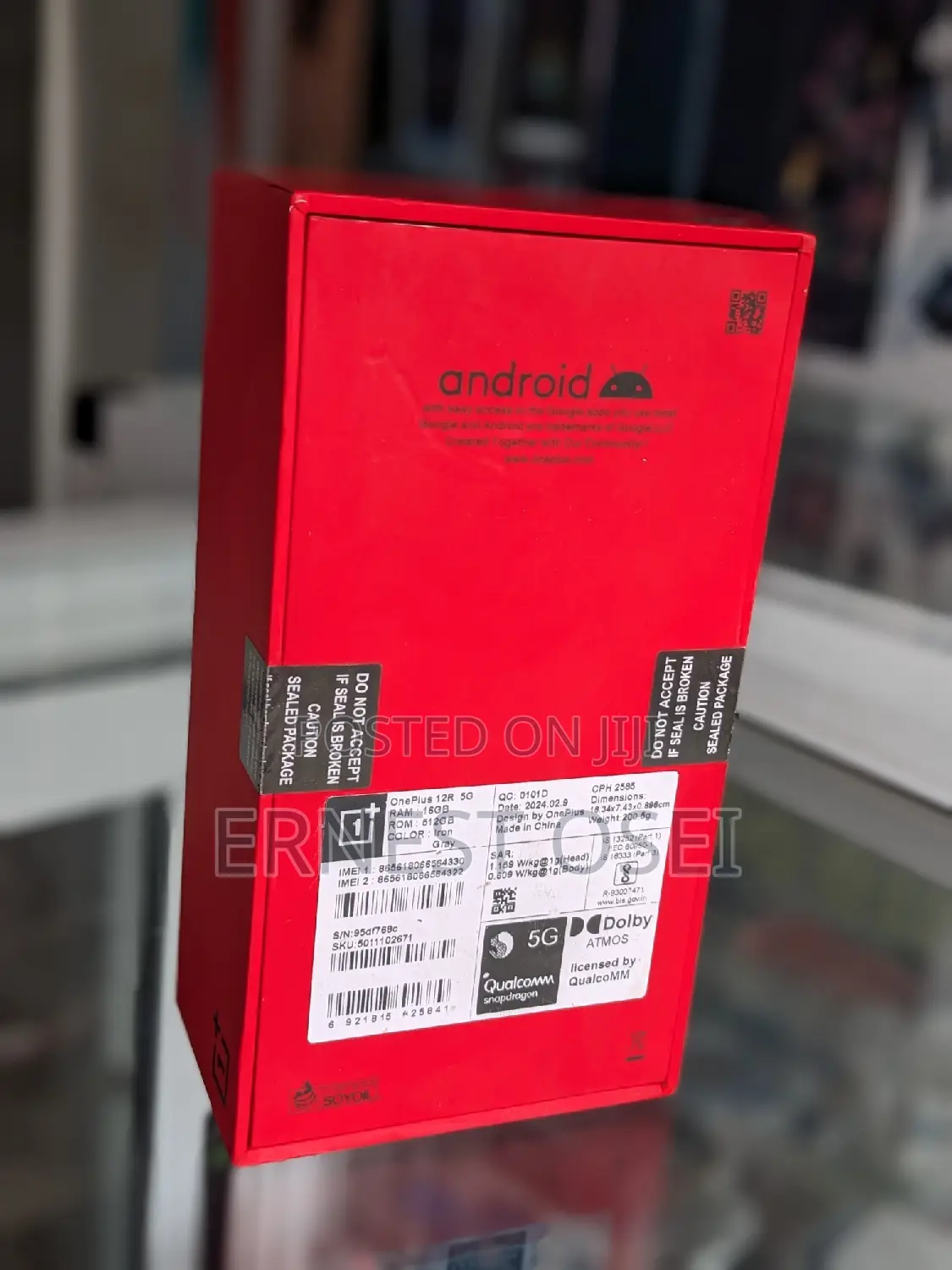 New OnePlus 12R 256 GB Gray