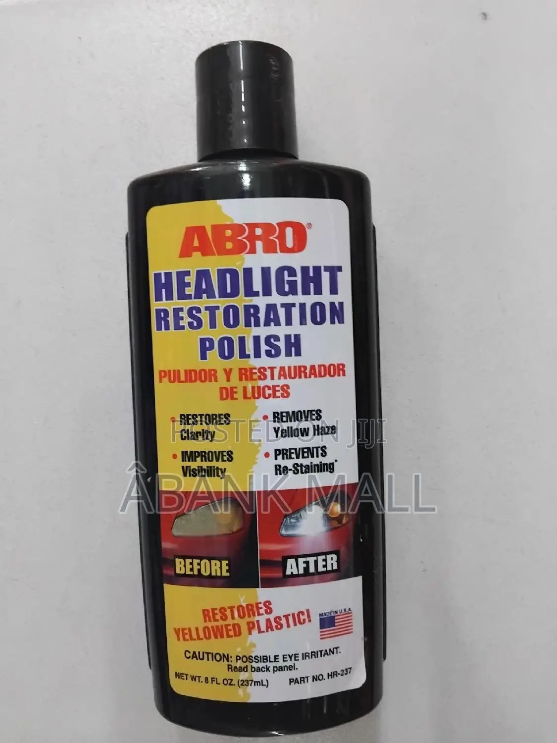 Headlight Restoration Polish