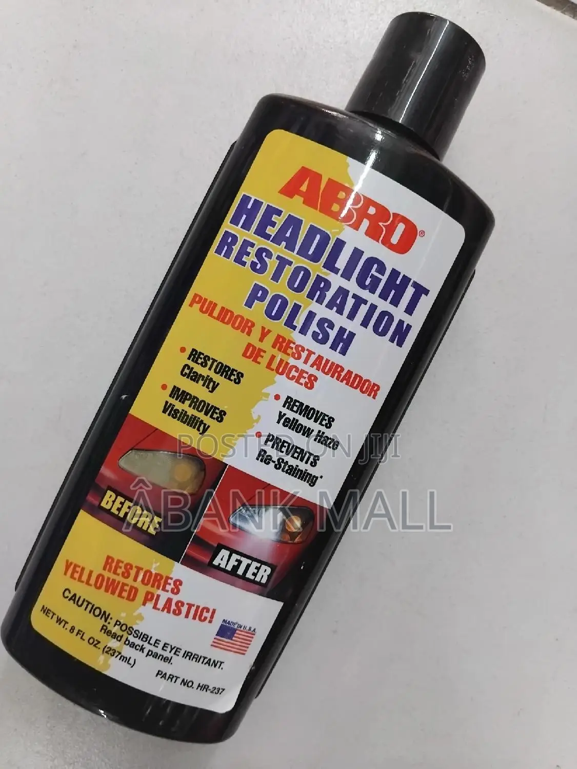 Headlight Restoration Polish