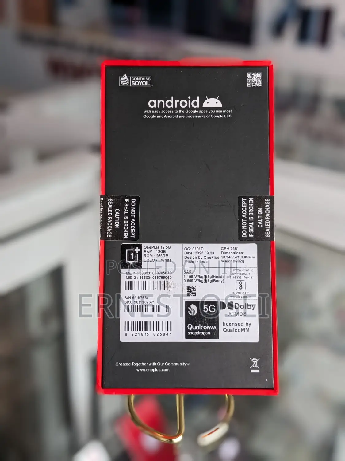 New OnePlus 12 256 GB White