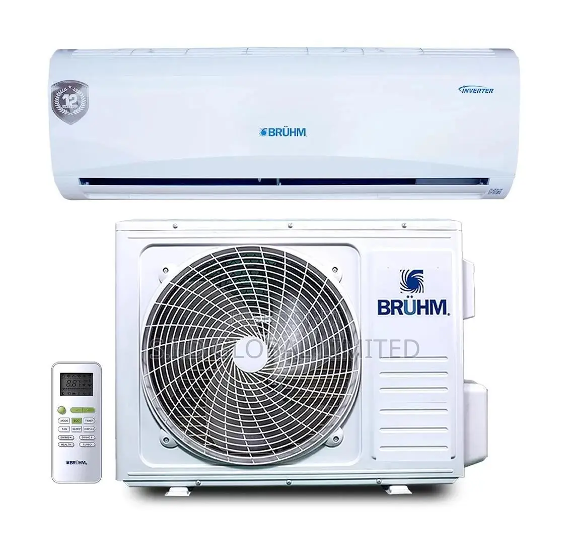 Opt Newest Bruhm 2.0hp Split Air Conditioner Bas-18ccfw