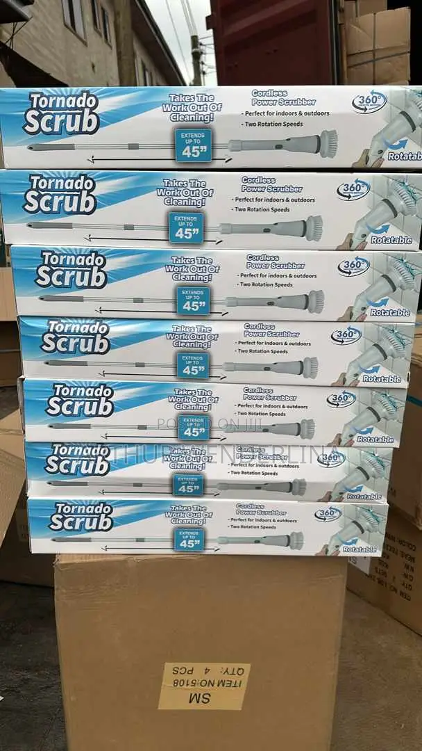 Tornado Scrub for Scrubing Bath Room, Sink Etc (Magic Brush)