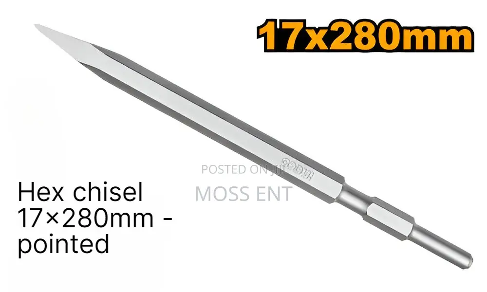 Hex Chisel 17x280mm Pointed - DBC