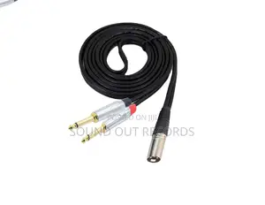 Dual 6.5mm Ts to Single 3.5mm/XLR TRS Cables