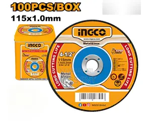 Abrasive Metal Cutting Disc Set 100pcs4.5"X1mm - Mcd10115100