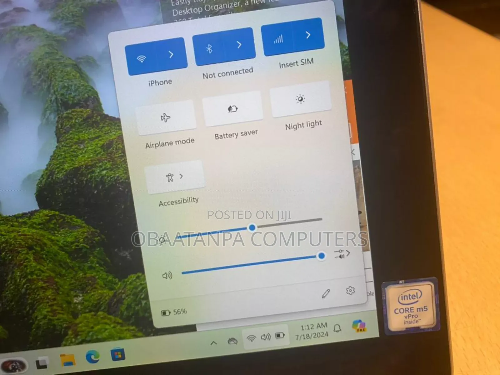 Laptop HP Elite X2 1012 8GB Intel Core I5 SSD 256GB