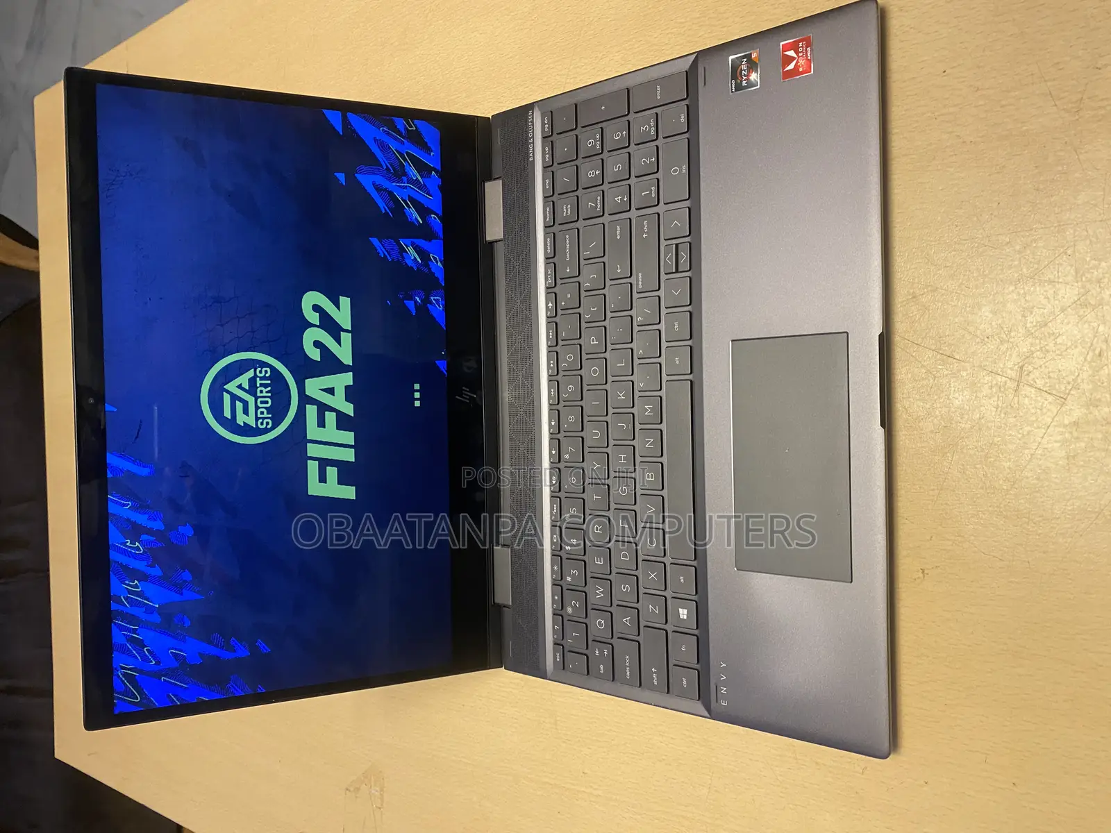 Laptop HP Envy 15z 8GB AMD Ryzen 5 SSD 256GB