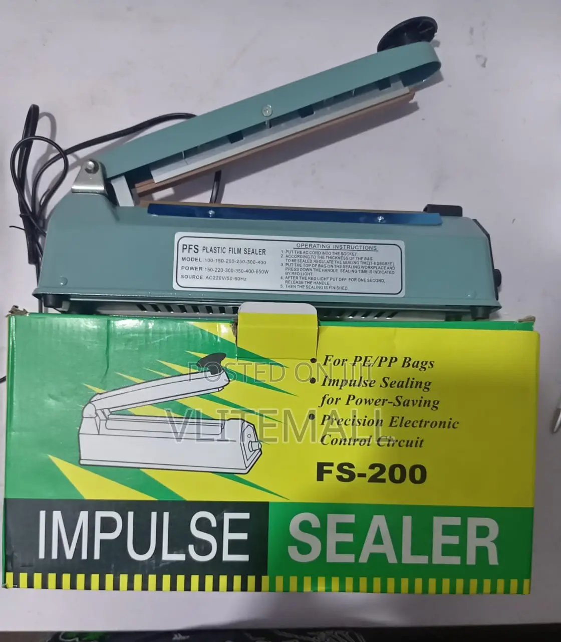 Plastic Film Impulse Sealer Fs-200