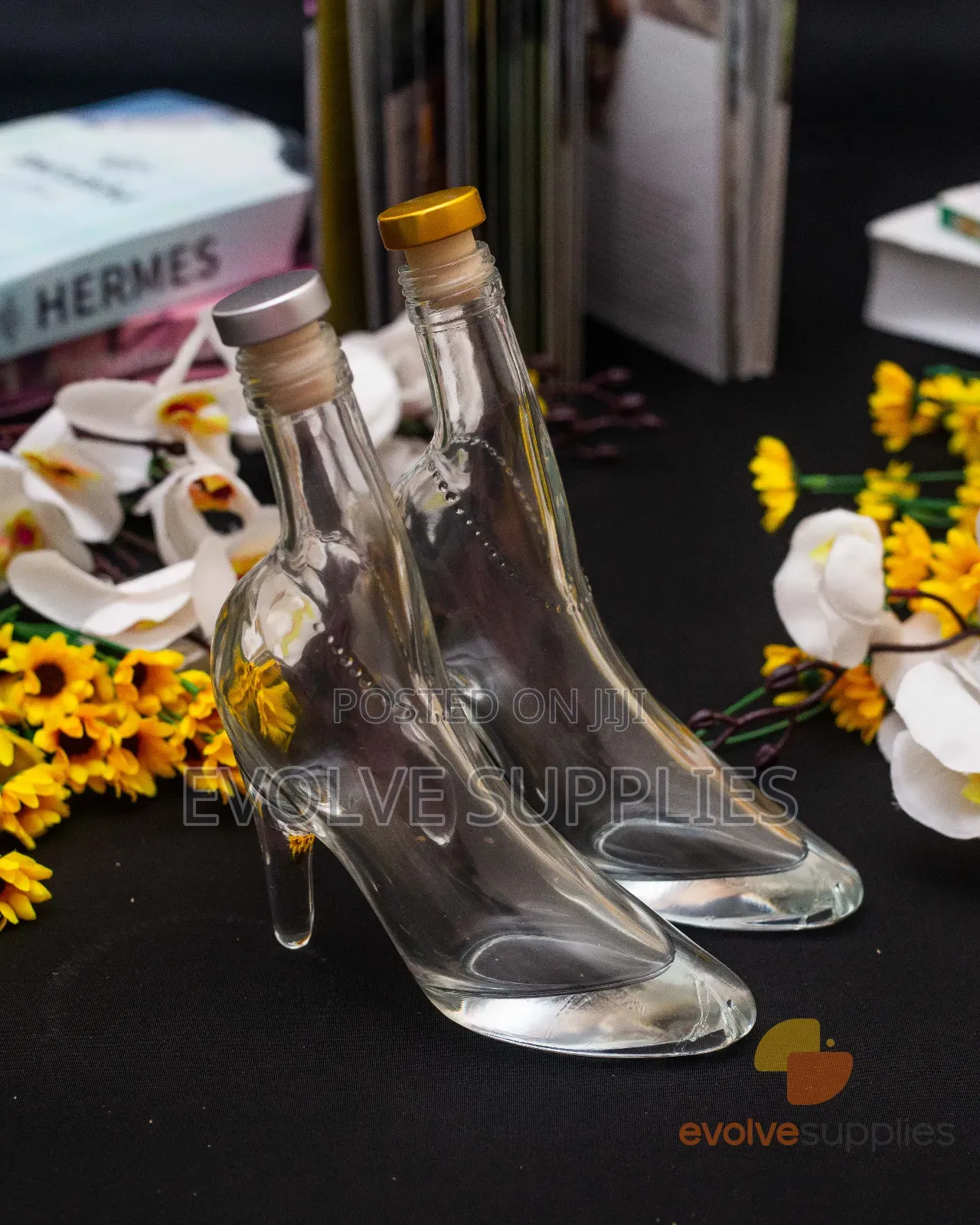 220ml Transparent High Heel Bottle