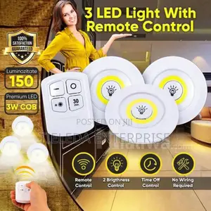 3led Light With Remote Controller