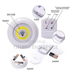 3led Light With Remote Controller