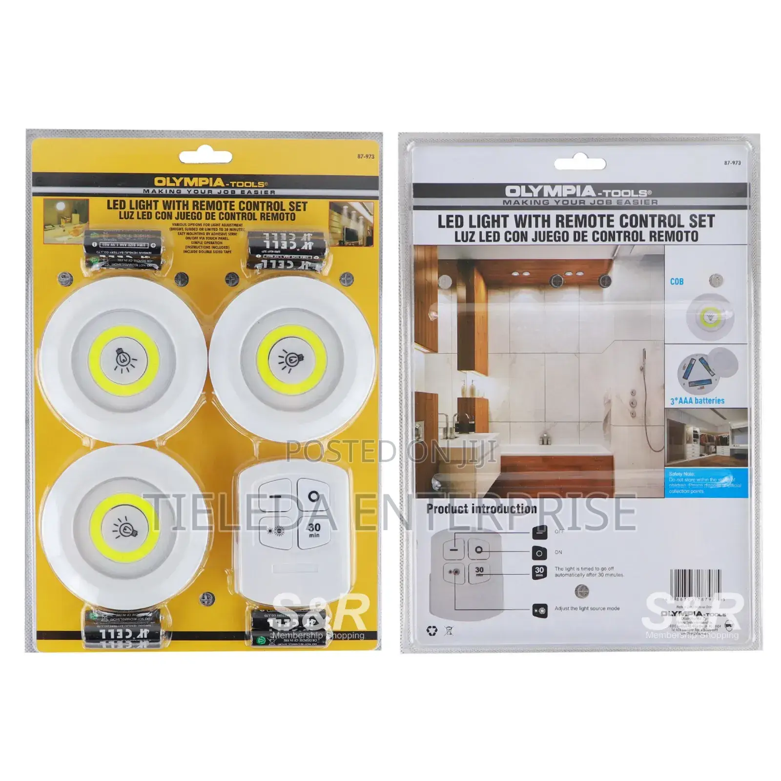 Portable Led Light With Remote Controller