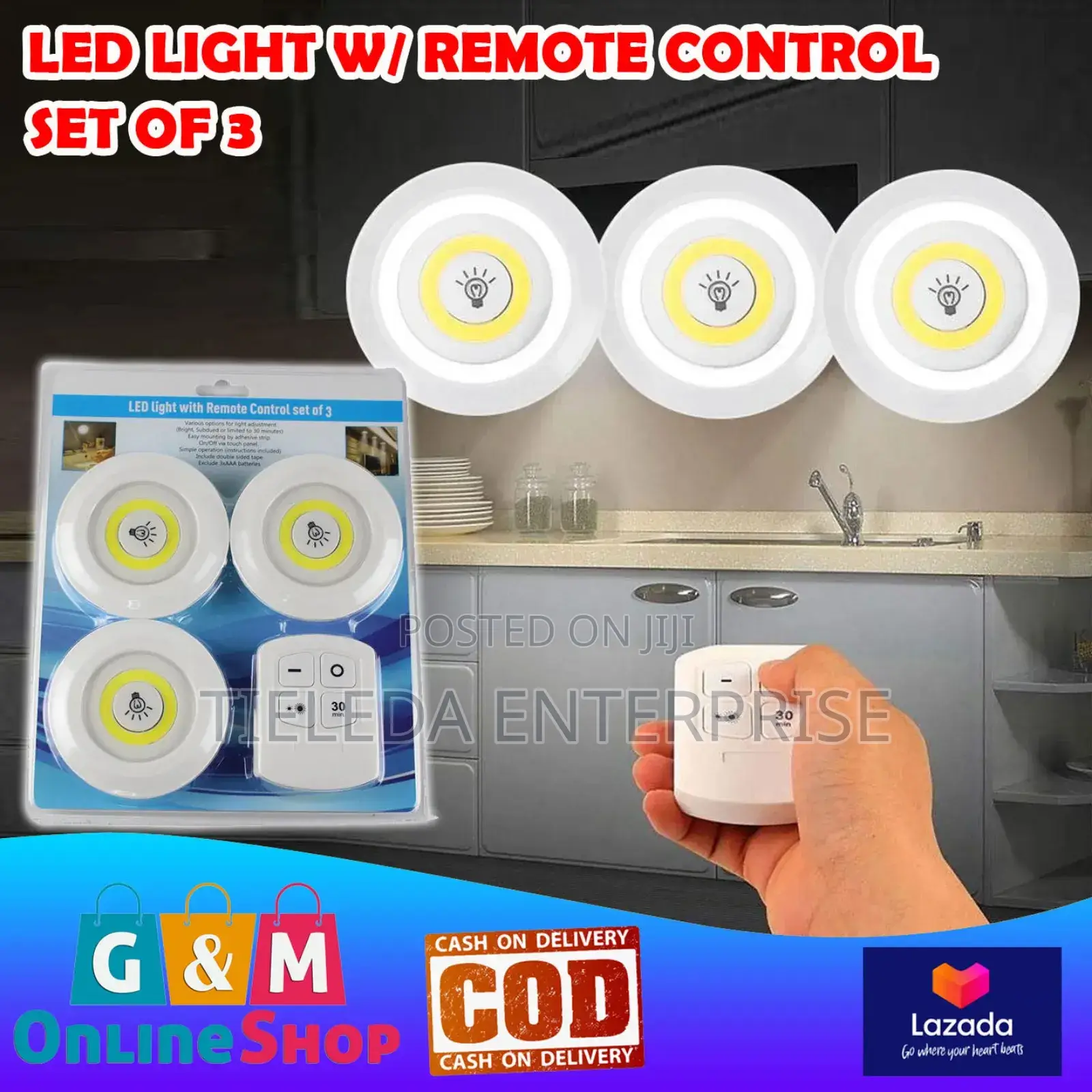 Portable Led Light With Remote Controller