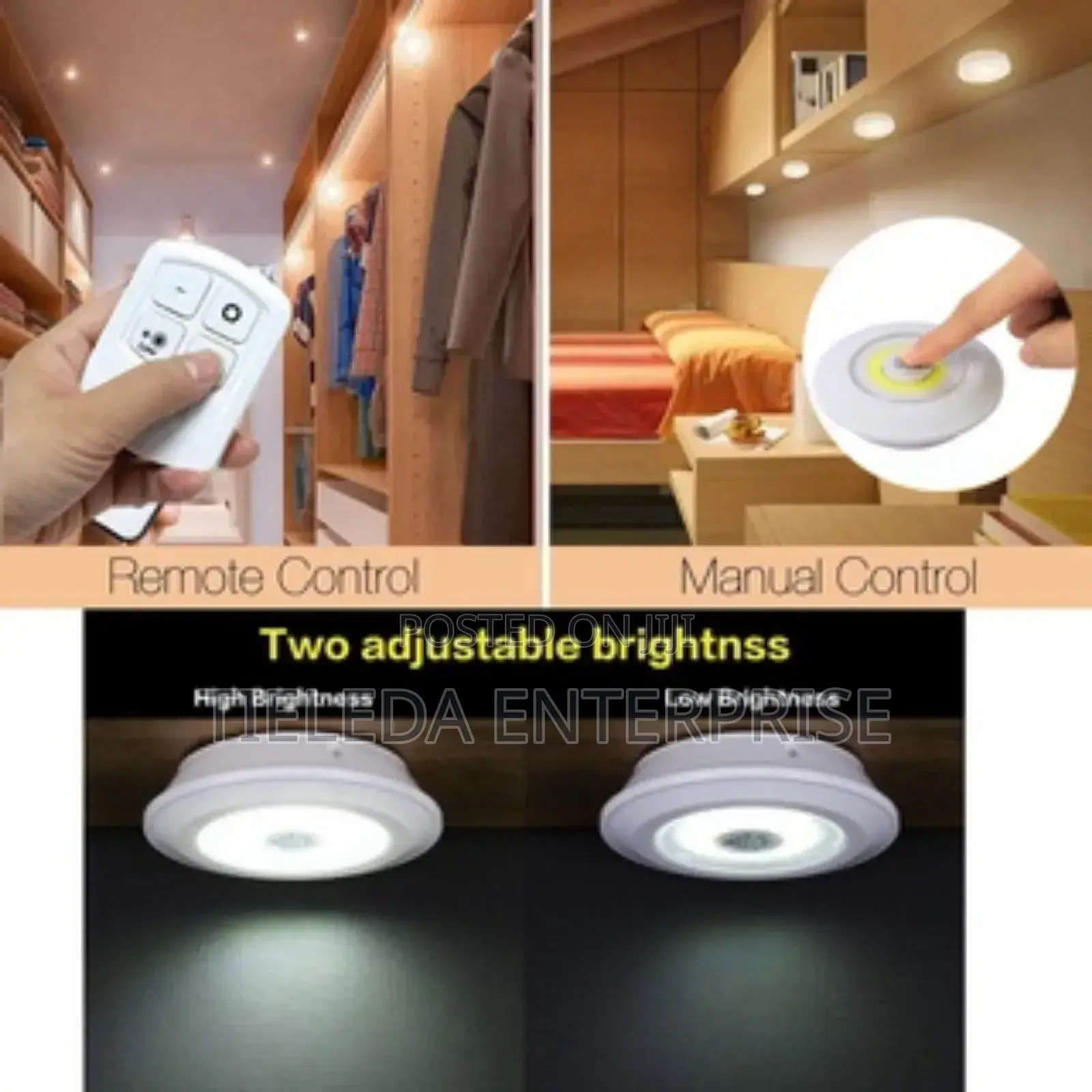 Supper Bright Led Light With Remote Controller