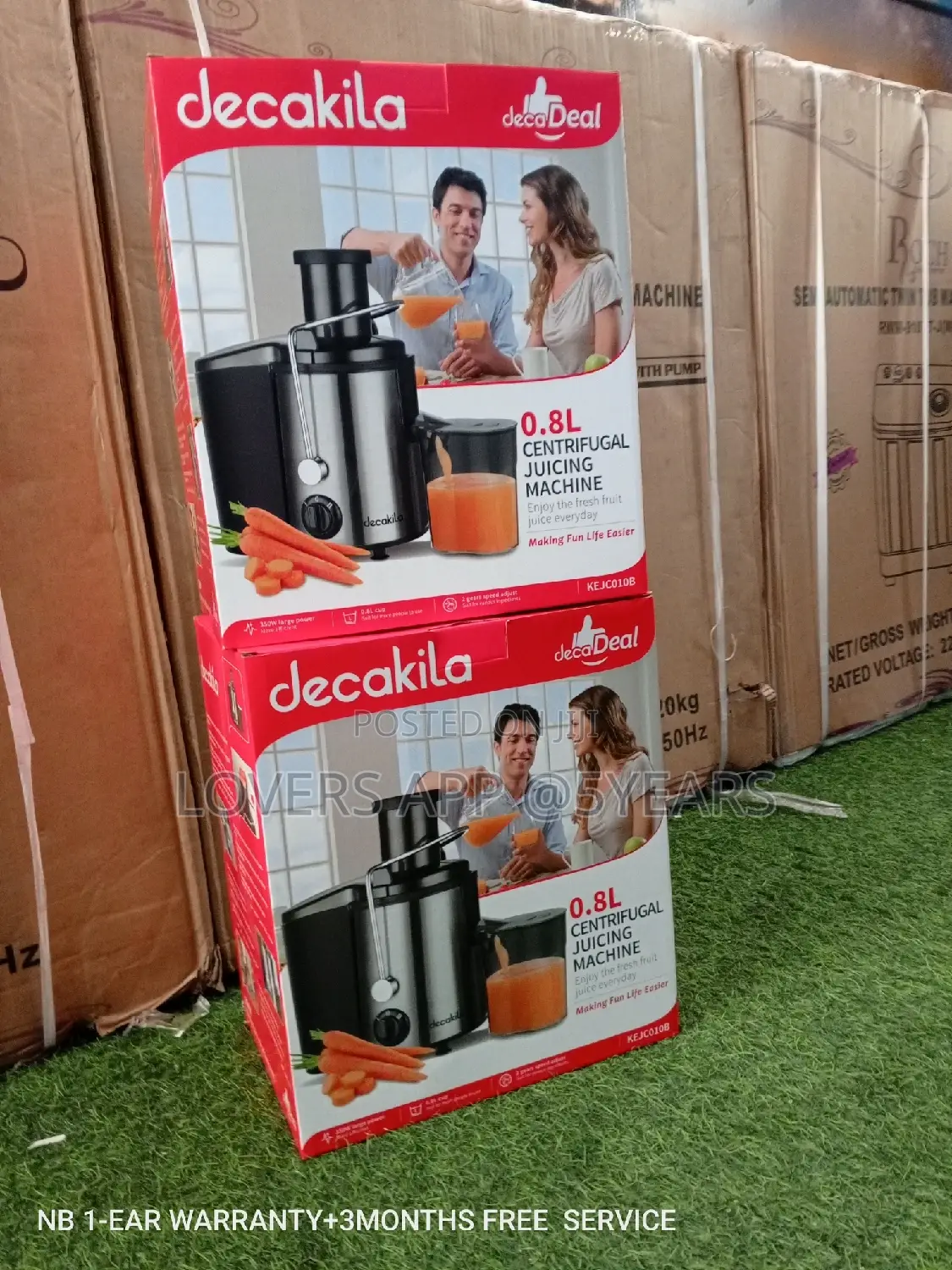Decakila Centrifugal Juicing Machine Centrifugal Juicer 8.0L