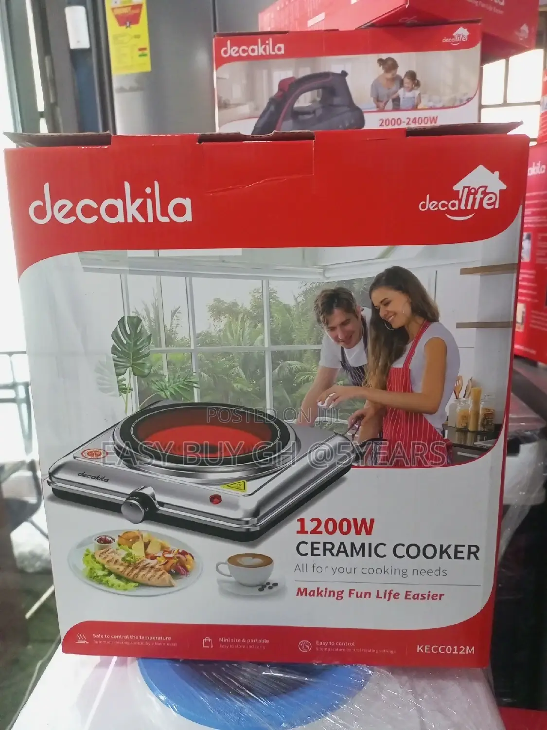 Ceramic Cooker 1200watts Mini Size and Potable
