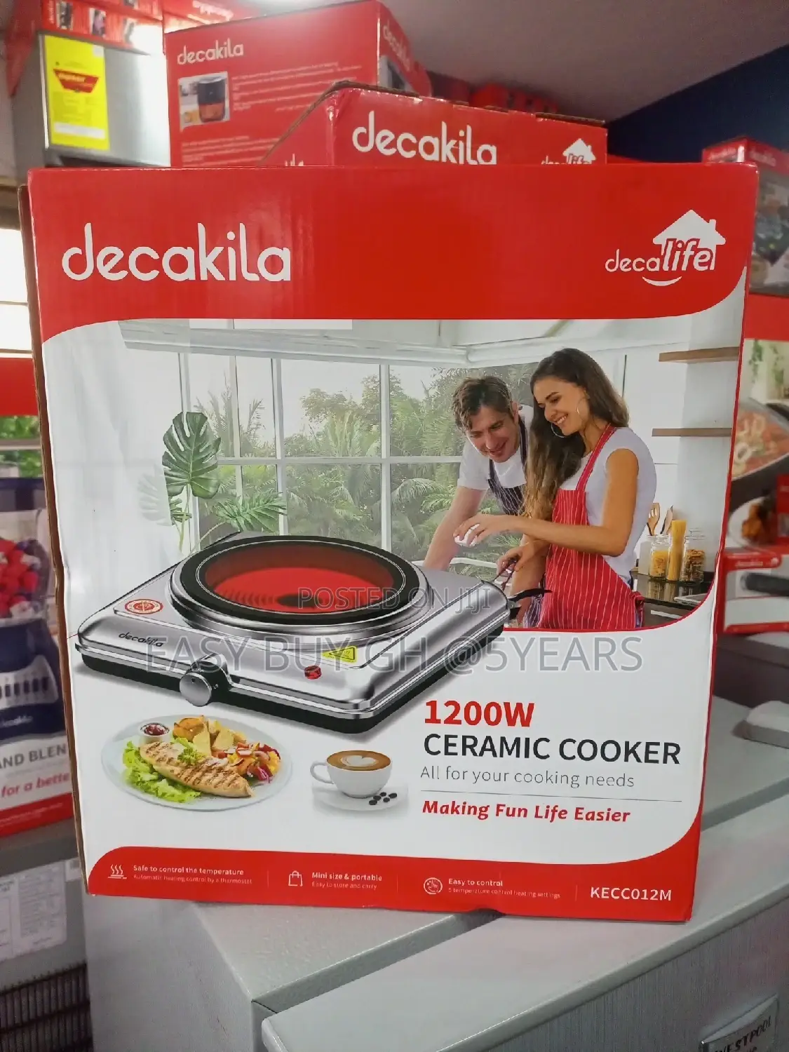 Safe Control Ceramic Cooker Quality Ceramic 1200watts