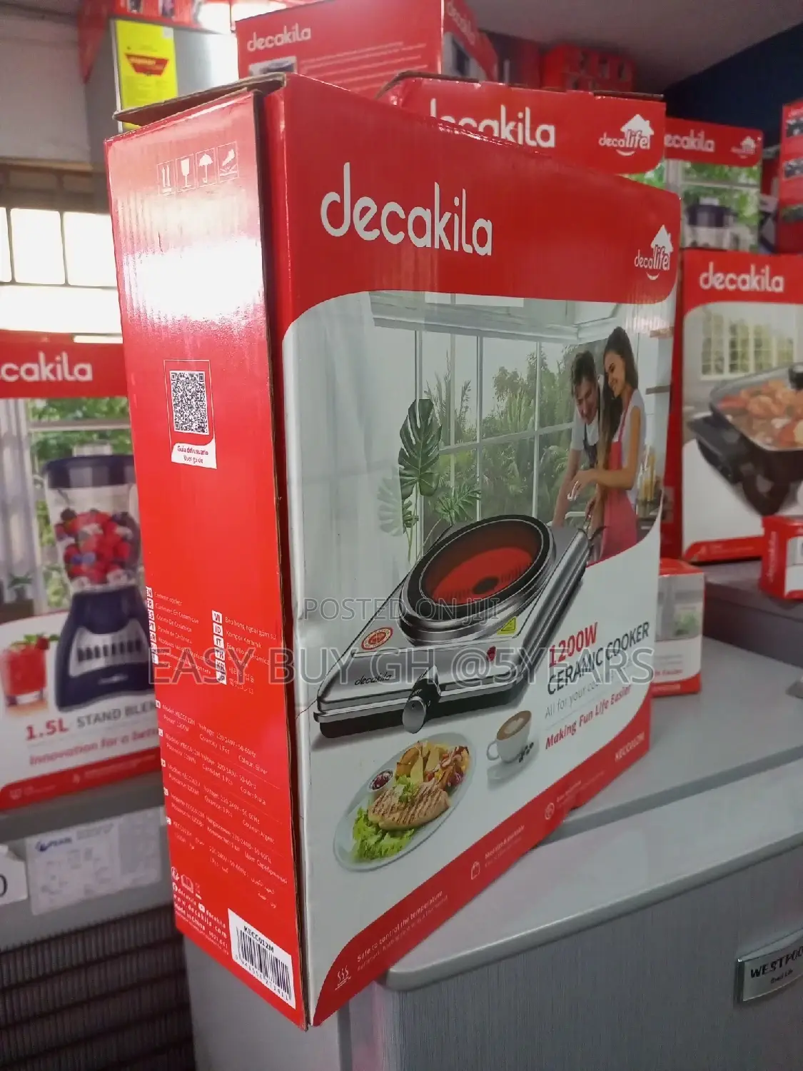 Easy Fastest Decakila Stand Ceramic Cooker Automatic Heater