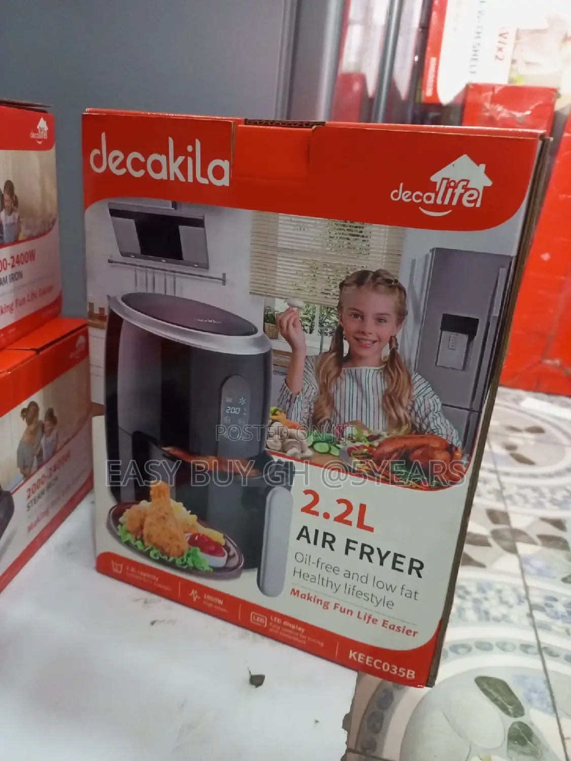 Oil Free 2.2 Liters Super Fastest Air Fryer