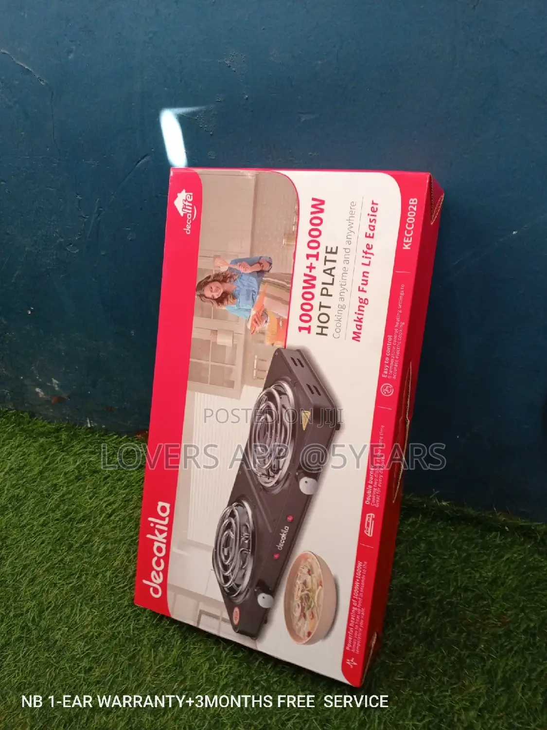 1000W+1000W Decakila Hot Plate Hot Plate