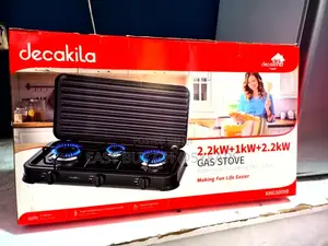 Decakila 2.2kw Gas Stove 3 Stove Brand New