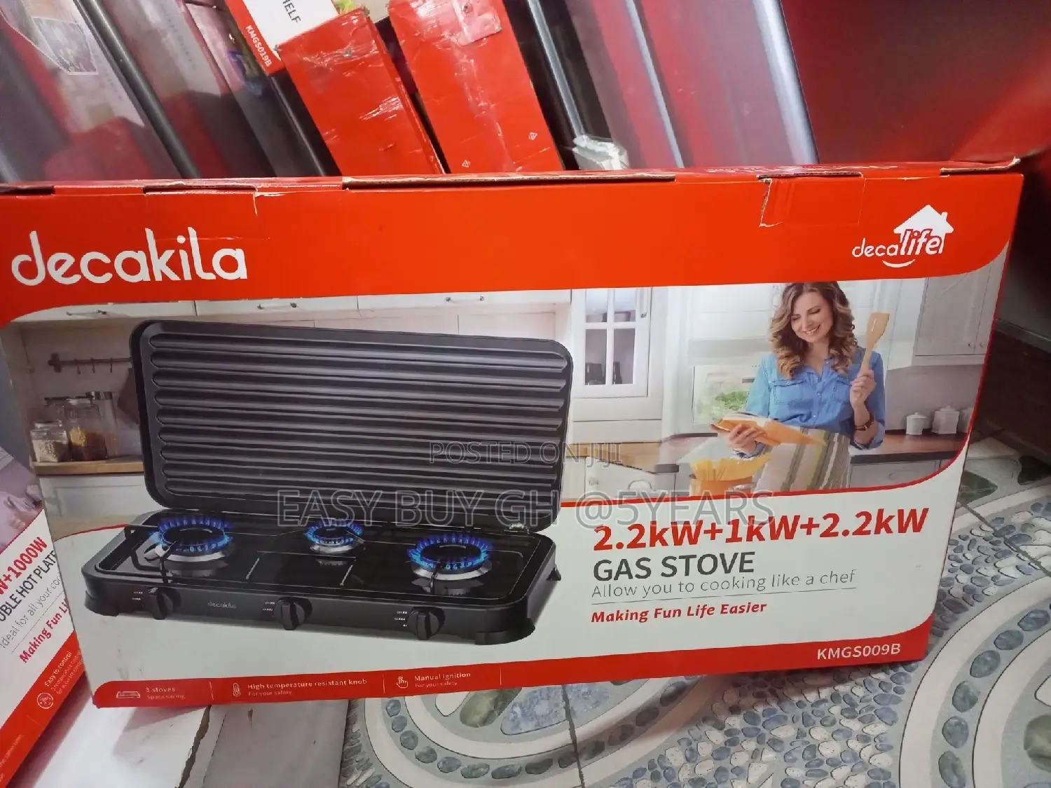Brand New Decalife 2.2kw Gas Stove