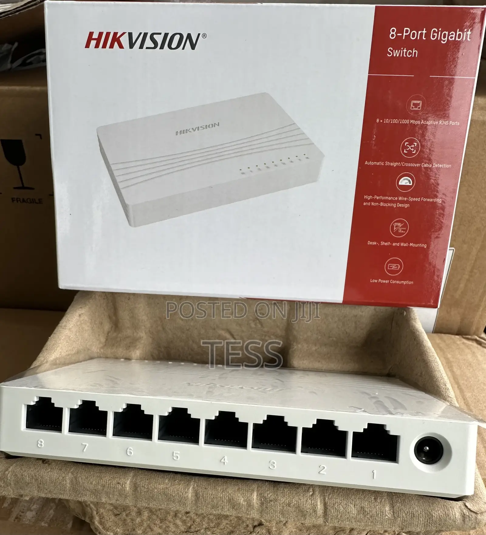 Hikvision 8port Switch Gigabit 10/100/1000mbps