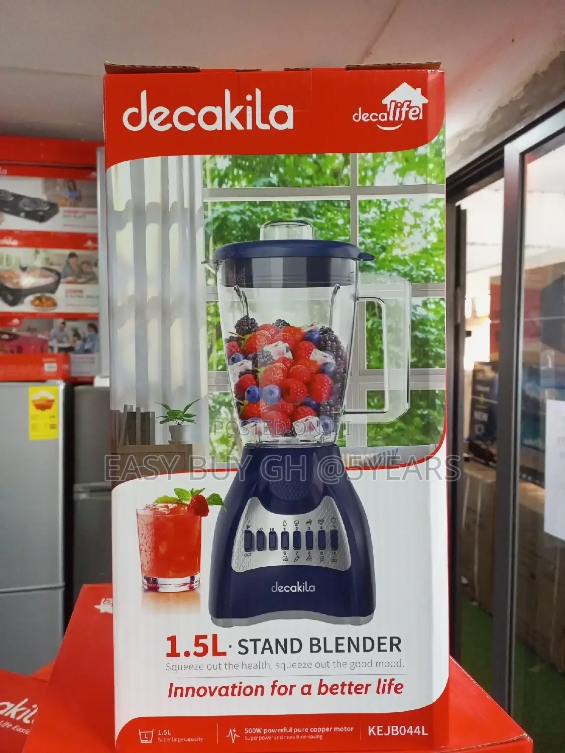 Powerful Decakila 1.5liters Stand Blender