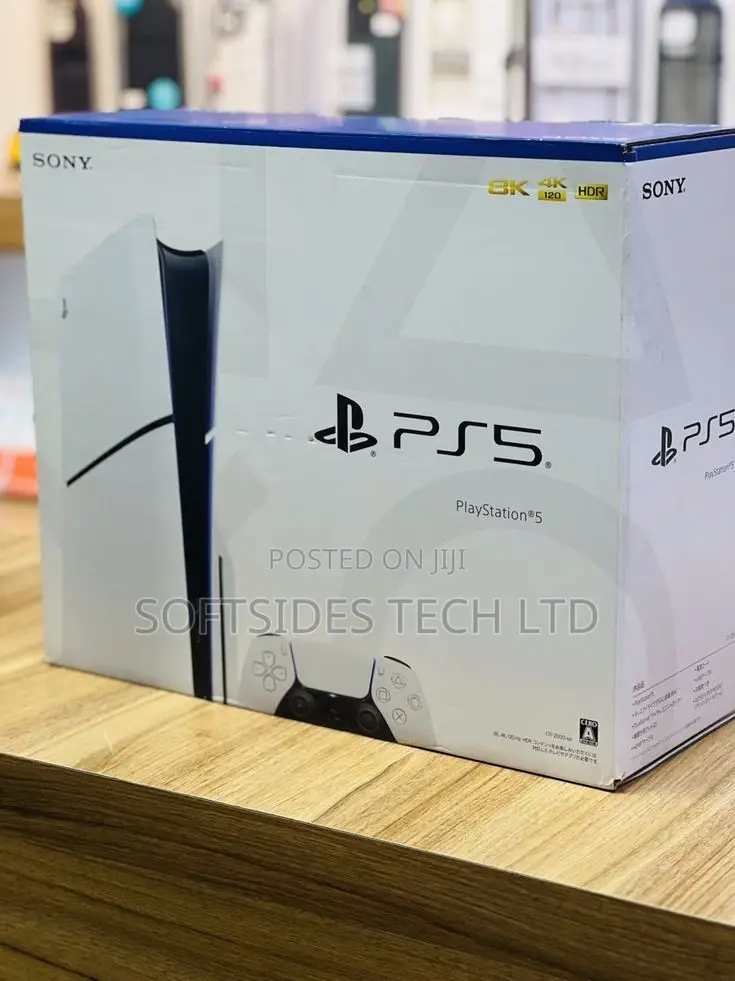 New Sony Playstation 5 or Ps5 Slim Video Game Console.