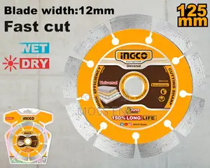Dry Diamond Disc 5" - 12mm - Dmd011251