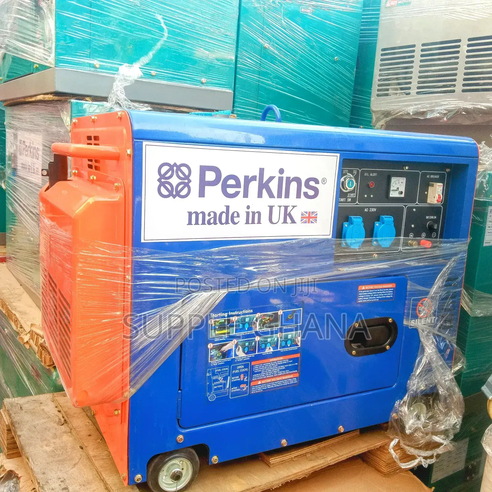 10kva Diesel 11000watt Perkins Generator Original Perkins 