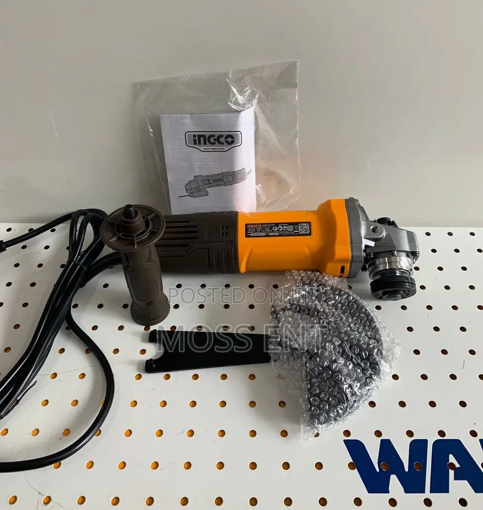 Ingco Angle Grinder 1100w Cutting Machine + Accs - Ag110028