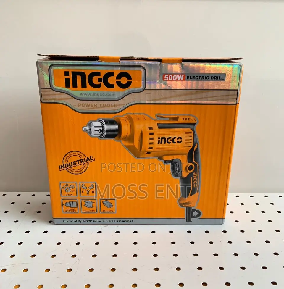 Ingco Electric Drill 500w - 10mm - Ed50028