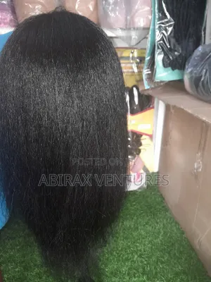 100% Human Hair Darkskinned Mannequin Training Head