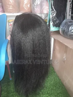 100% Human Hair Darkskinned Mannequin Training Head