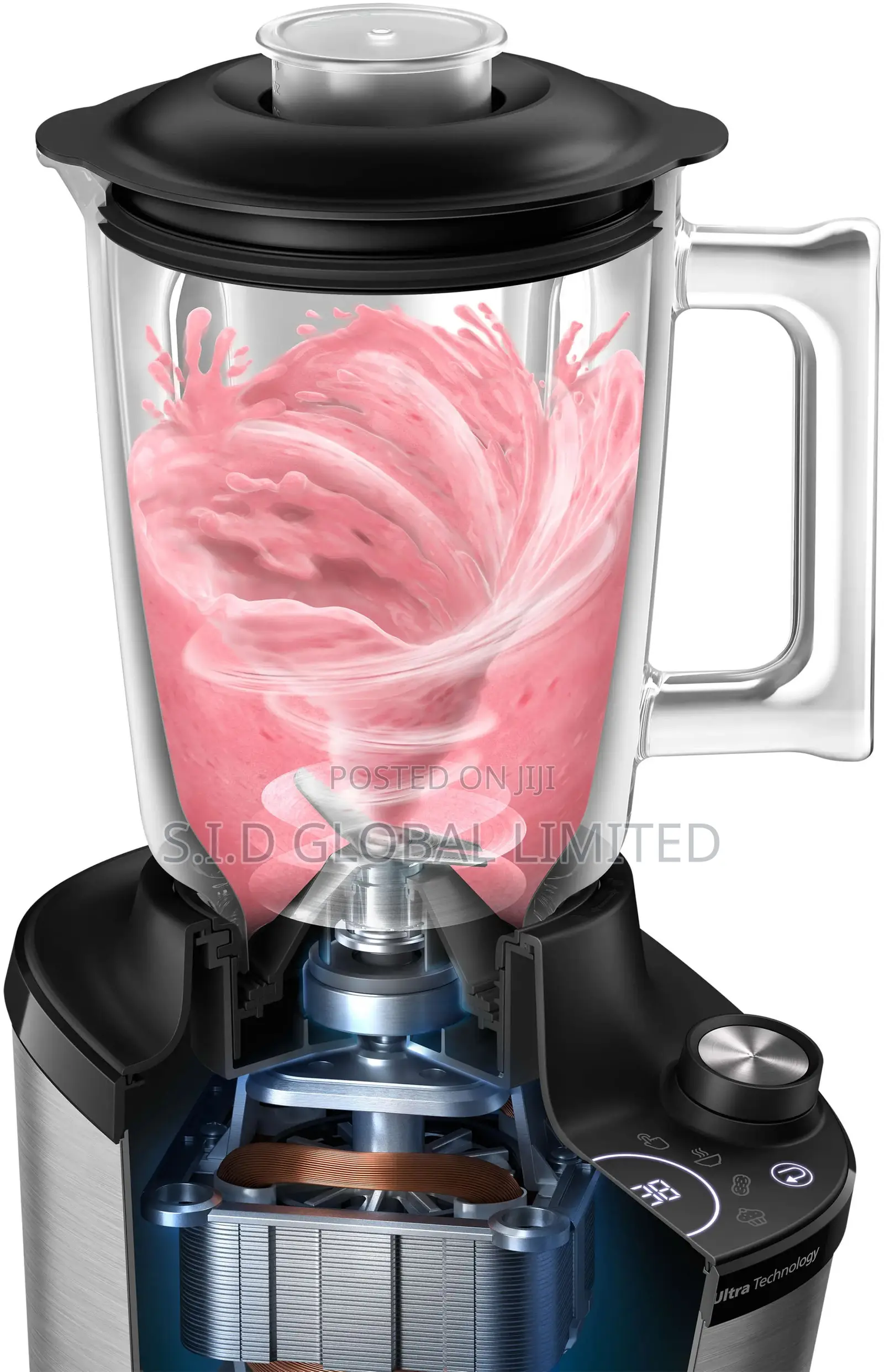 Incredible PHILIPS Blender With Mill 2L 550W Hr2141/90