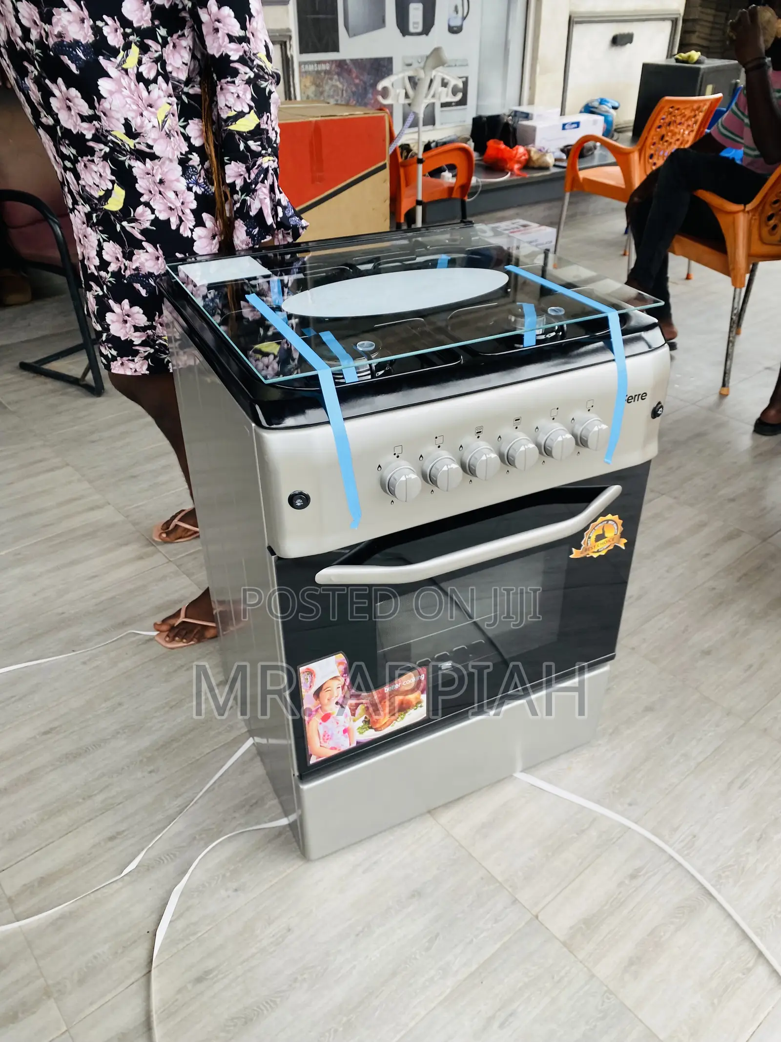 Affordable Ferre 60x60(Smart)4 Gas Burner With Oven,Gray