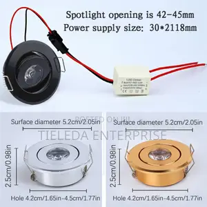 001 Mini 3w Rotating Spot Light