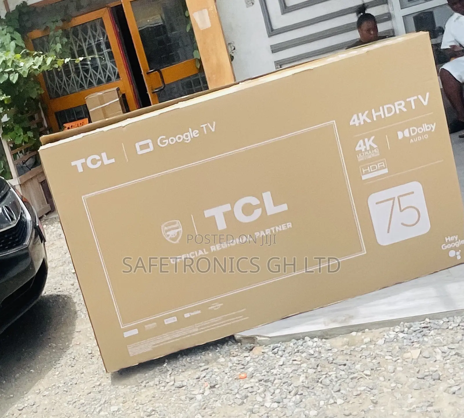 Elegant 75 Inch Smart Led HDR TCL P635 (Black) Tv